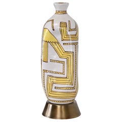 Keramiklampe von Guido Gambone, Italien, 1955