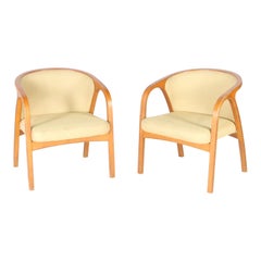 Pair of Japanese armchairs