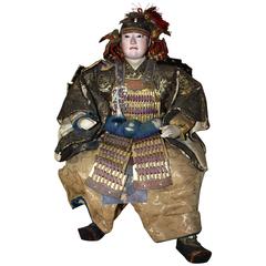 Antique Japanese Samurai Doll, Meiji Period