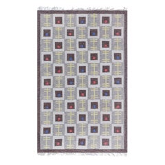 Doris Leslie Blau Vintage Swedish Flat Woven Rug