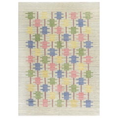 Doris Leslie Blau Midcentury Swedish Flat-Weave Wool Rug