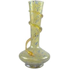 Style of Loetz Art Glass Snake Vase