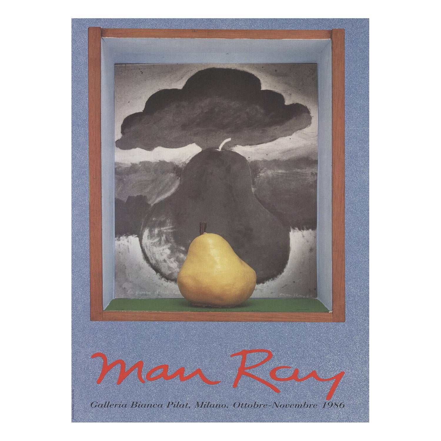 1986 Man Ray - Galleria Bianca Pilat Milano Original Vintage Poster