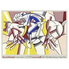 1975 Roy Lichtenstein - Leo Castelli Original Vintage Poster