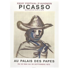 1973 Pablo Picasso – Festival D'Avignon, Original-Vintage-Poster
