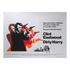 1971 Dirty Harry Original Vintage Poster