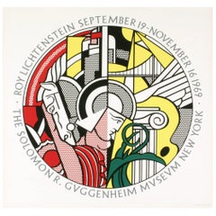 1969 Roy Lichtenstein - Solomon R. Guggenheim Museum Original Vintage Poster