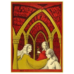 Affiche vintage originale Pink Floyd - Fillmore, 1967