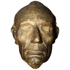 19th Century Lincoln Life Mask by Leonard Volk