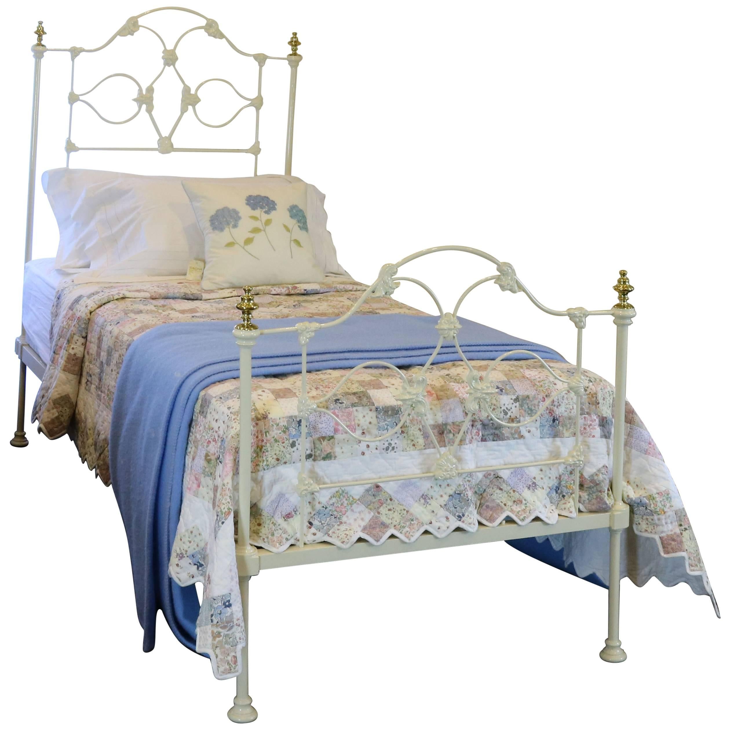 Mid-Victorian Cast Iron Single Bed