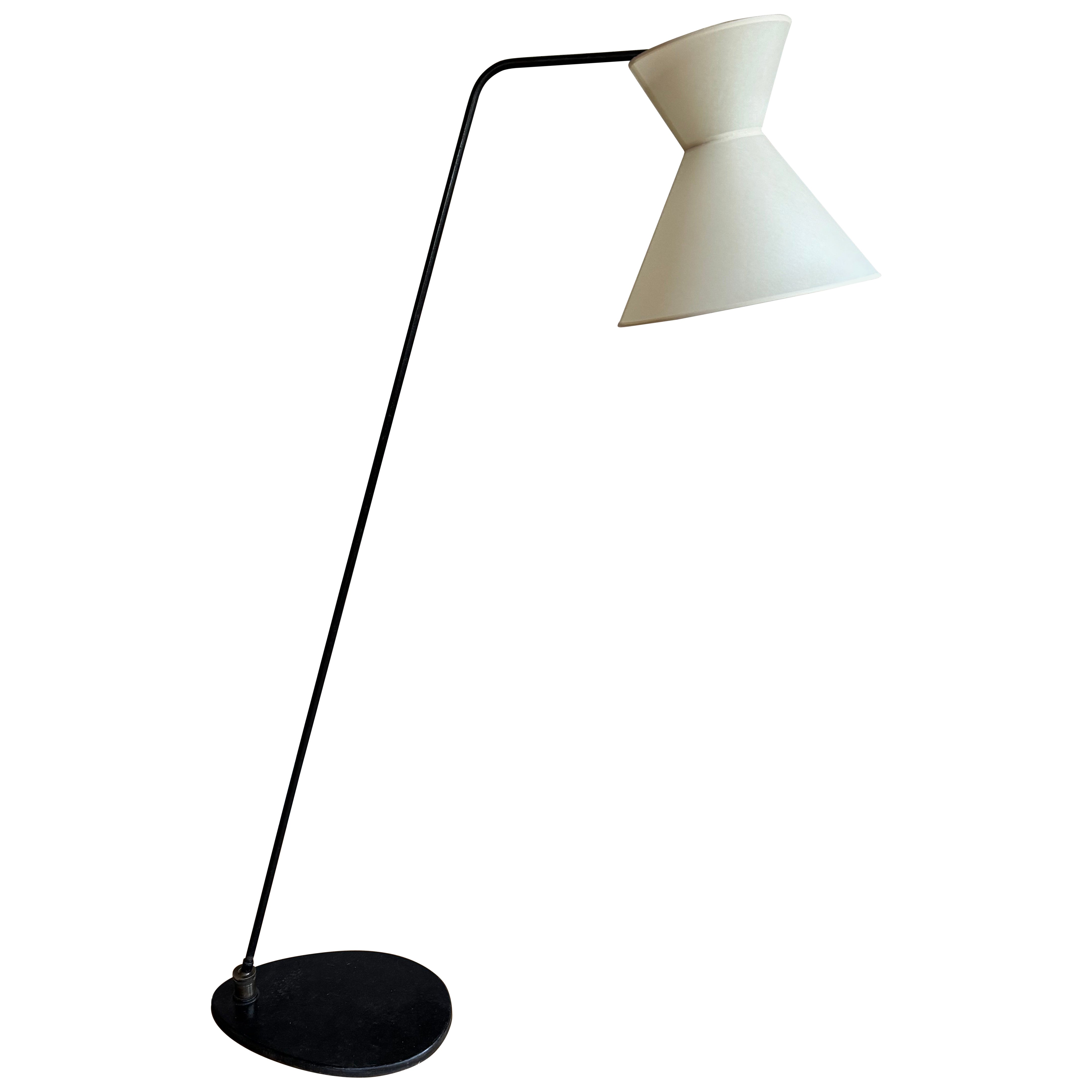 Rare floor lamp attributed to Gerard Guermonprez