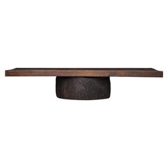 Japanese Large Low Table 1860s-1920s / Sofa Table Wabi Sabi