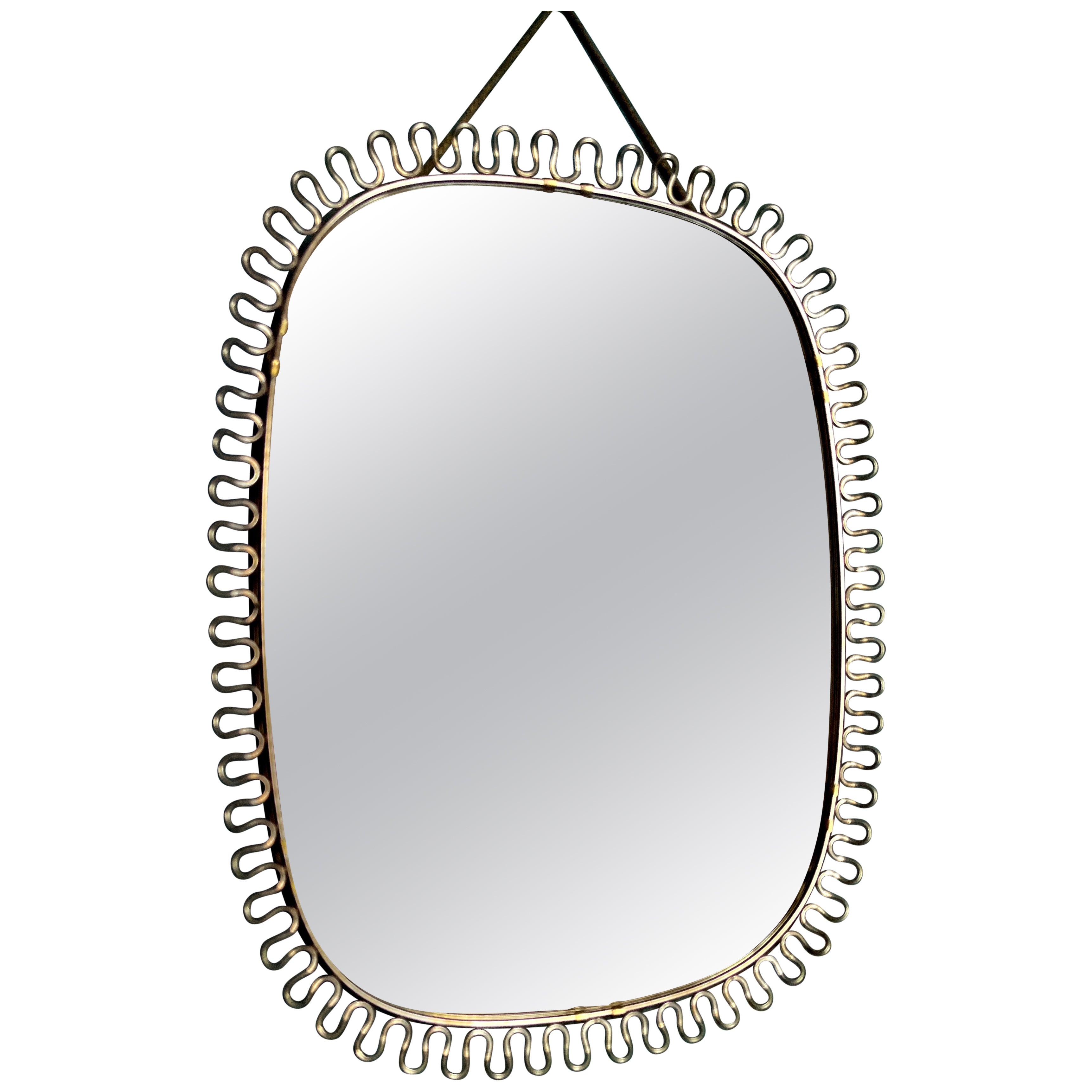 Wall Mirror by Josef Frank Svenskt Tenn, 1950s