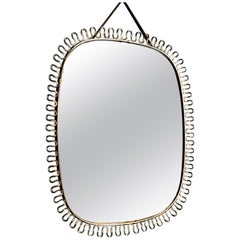 Wall Mirror by Josef Frank Svenskt Tenn, 1950s