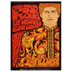 Affiche vintage originale Pink Floyd - Fillmore, 1967