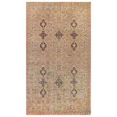 Tapis indien ancien en laine fait à la main Doris Leslie Blau (taille ajustée)