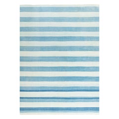 Tappeto a righe Doris Leslie Blau Vintage Indian Dhurrie