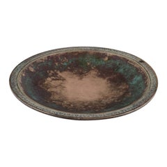 Sólo Andersen. Plato de bronce macizo. Estilo Art Déco.