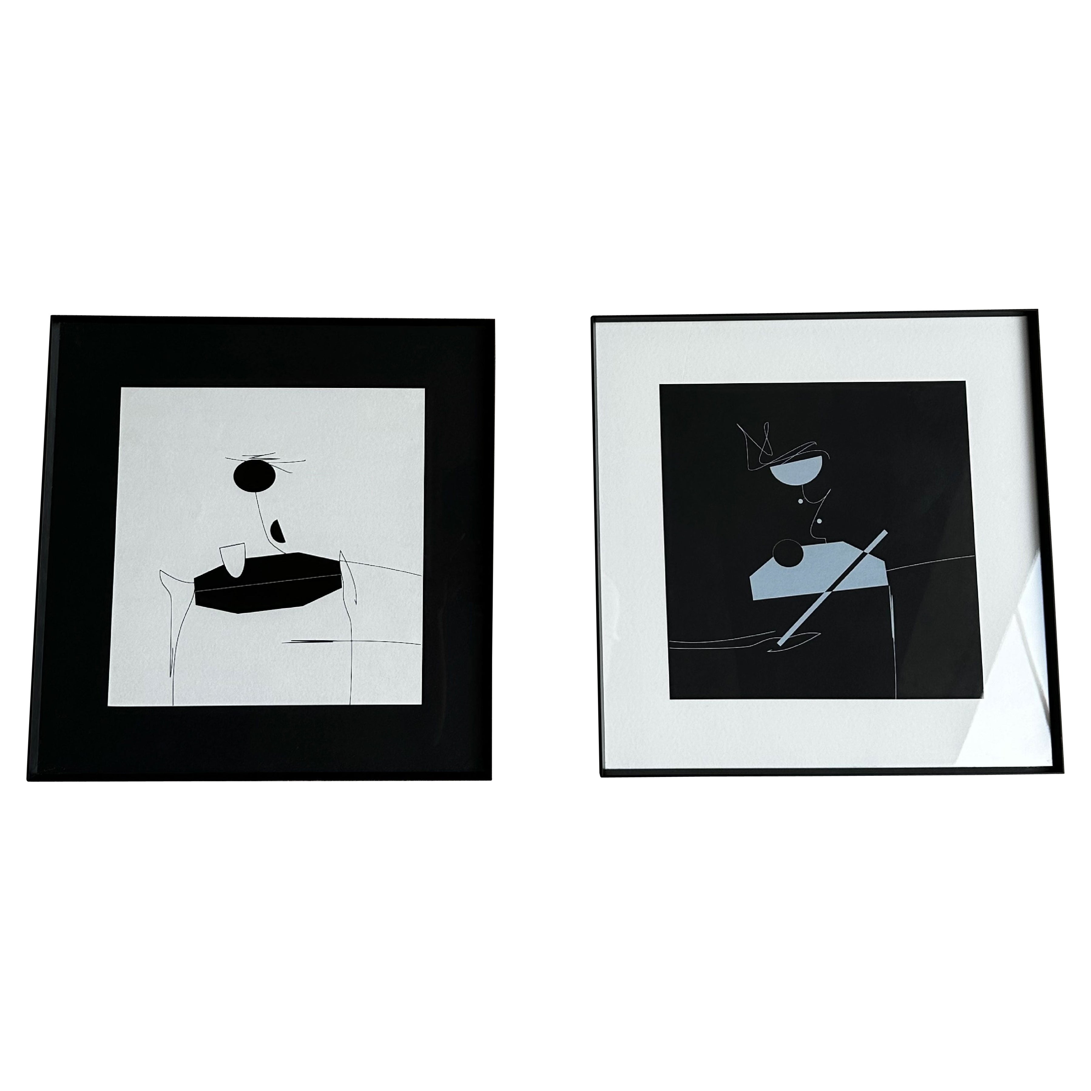 Juego de 2 obras de arte de pared Diálogo Shibui by WANAS