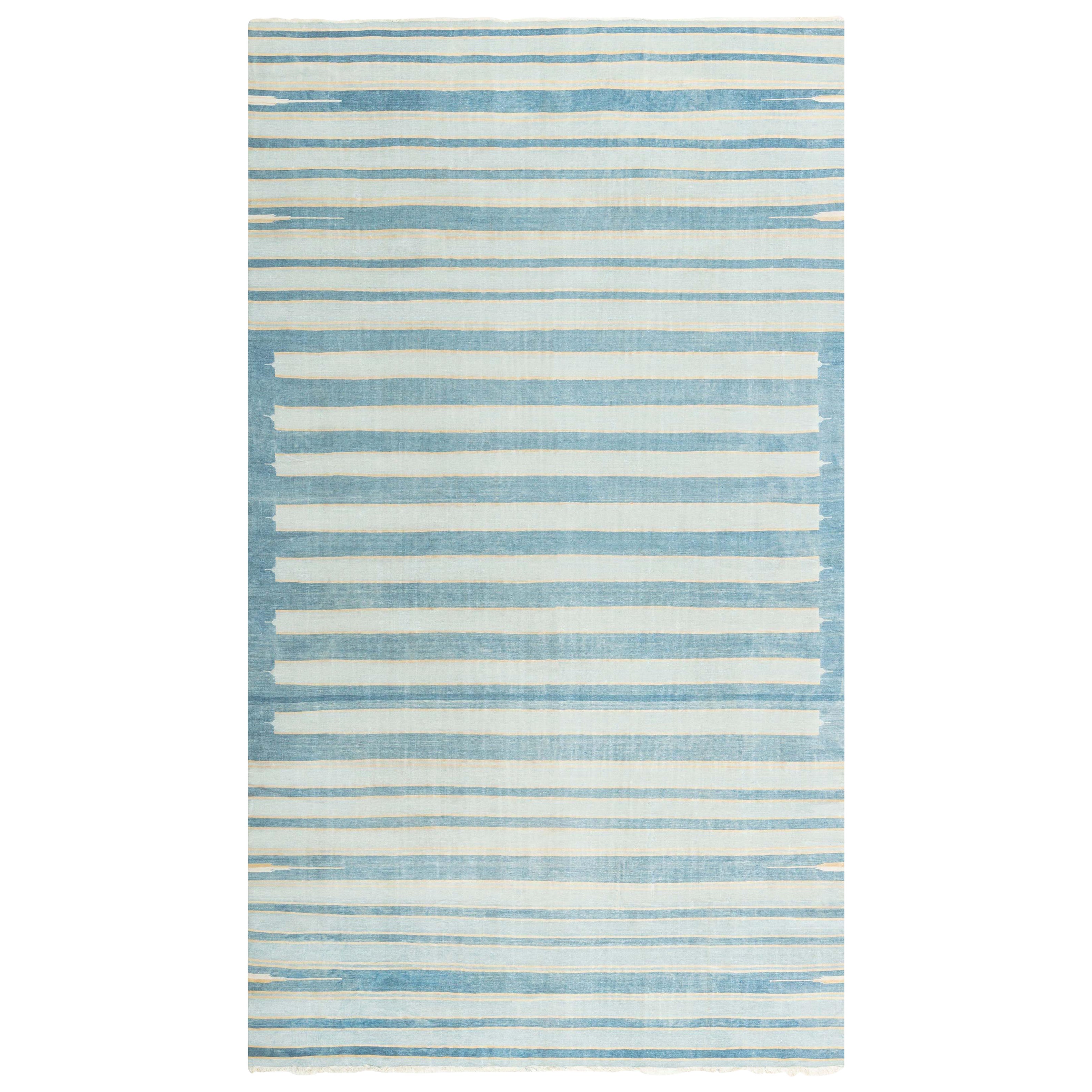 Tapis Dhurrie indien vintage Doris Leslie Blau