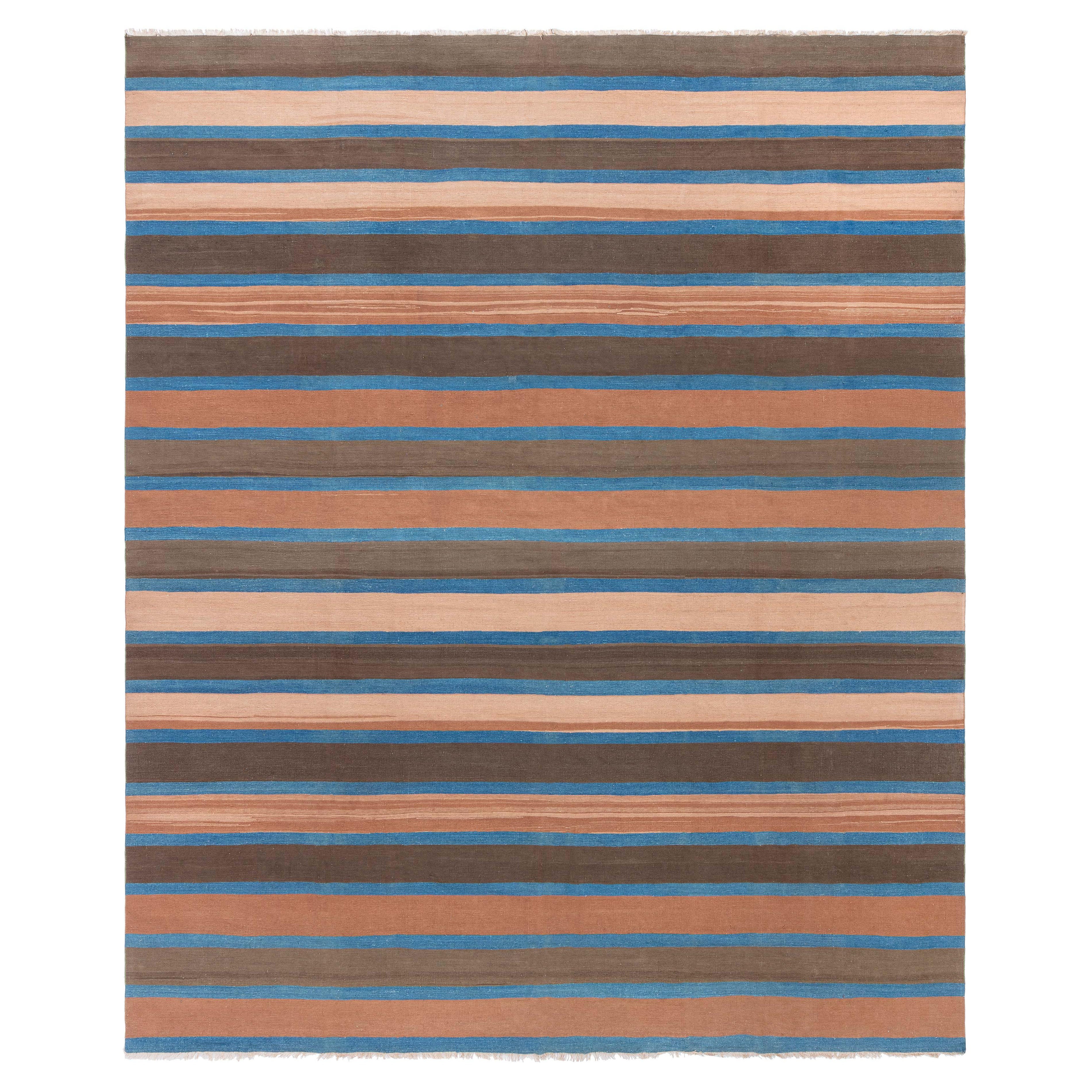 Vintage Indian Dhurrie Rug Doris Leslie Blau