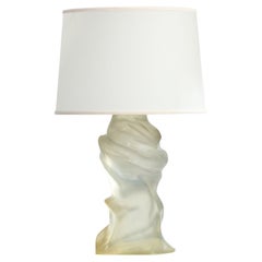 Designer brasiliano, Lampada da tavolo di grandi dimensioni, resina, Brasile, anni '60