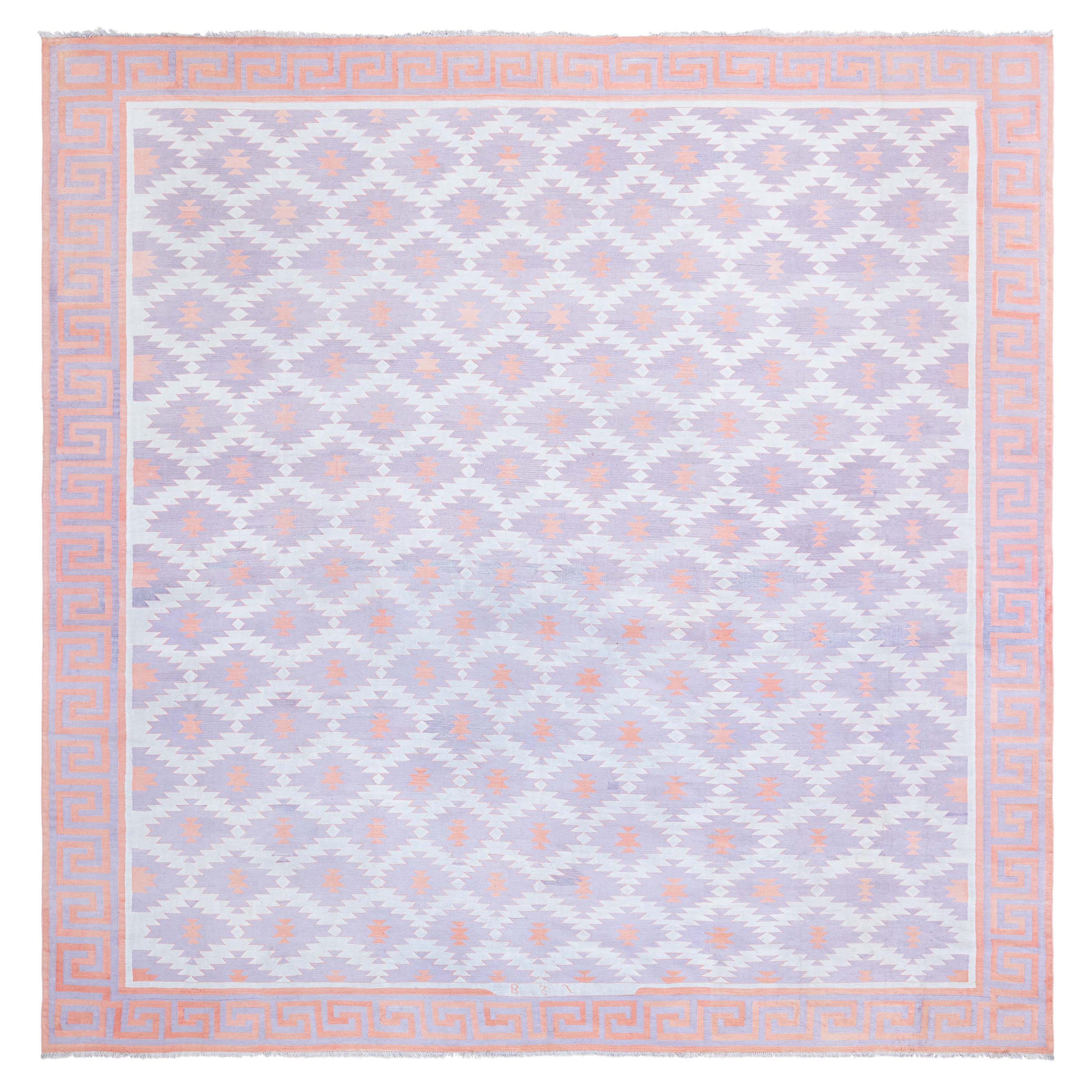 Vintage Indian Dhurrie Rug Doris Leslie Blau