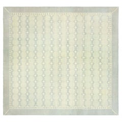 Vintage Indian Dhurrie Green Rug Doris Leslie Blau