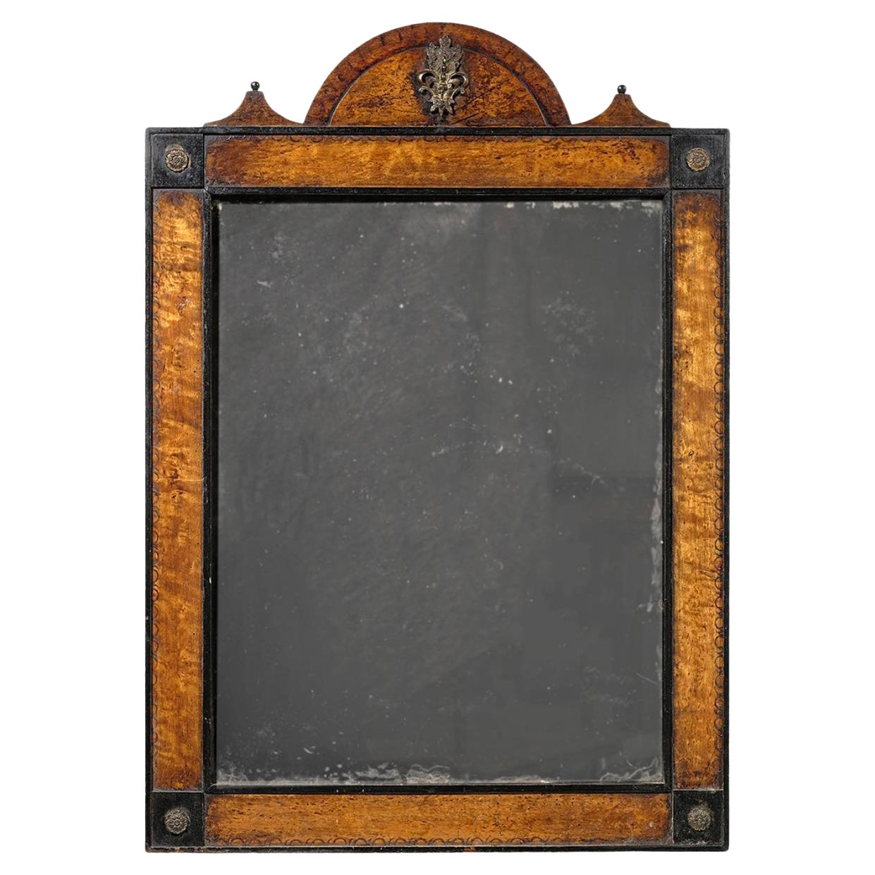 Miroir baroque suédois du XVIIIe siècle
