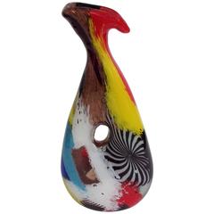 Model 5507 Dino Martens Murano Oriente Vase for Aureliano Toso