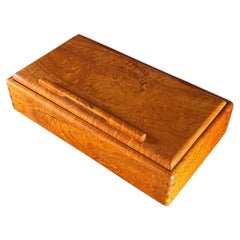 Ricardo Dellera Handcrafted Koa Wood Box, Hawaii, 20th Century