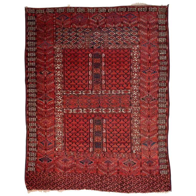 Hatchli Rug Antique Hatchli Tekke Turkoman For Sale at 1stDibs