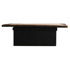 Mesa baja de madera antigua japonesa/1868-1920/Mesa baja wabi-sabi