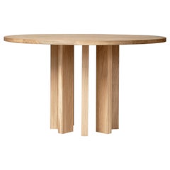 Round Dining Table in Solid European Oak - Thola by Mokko
