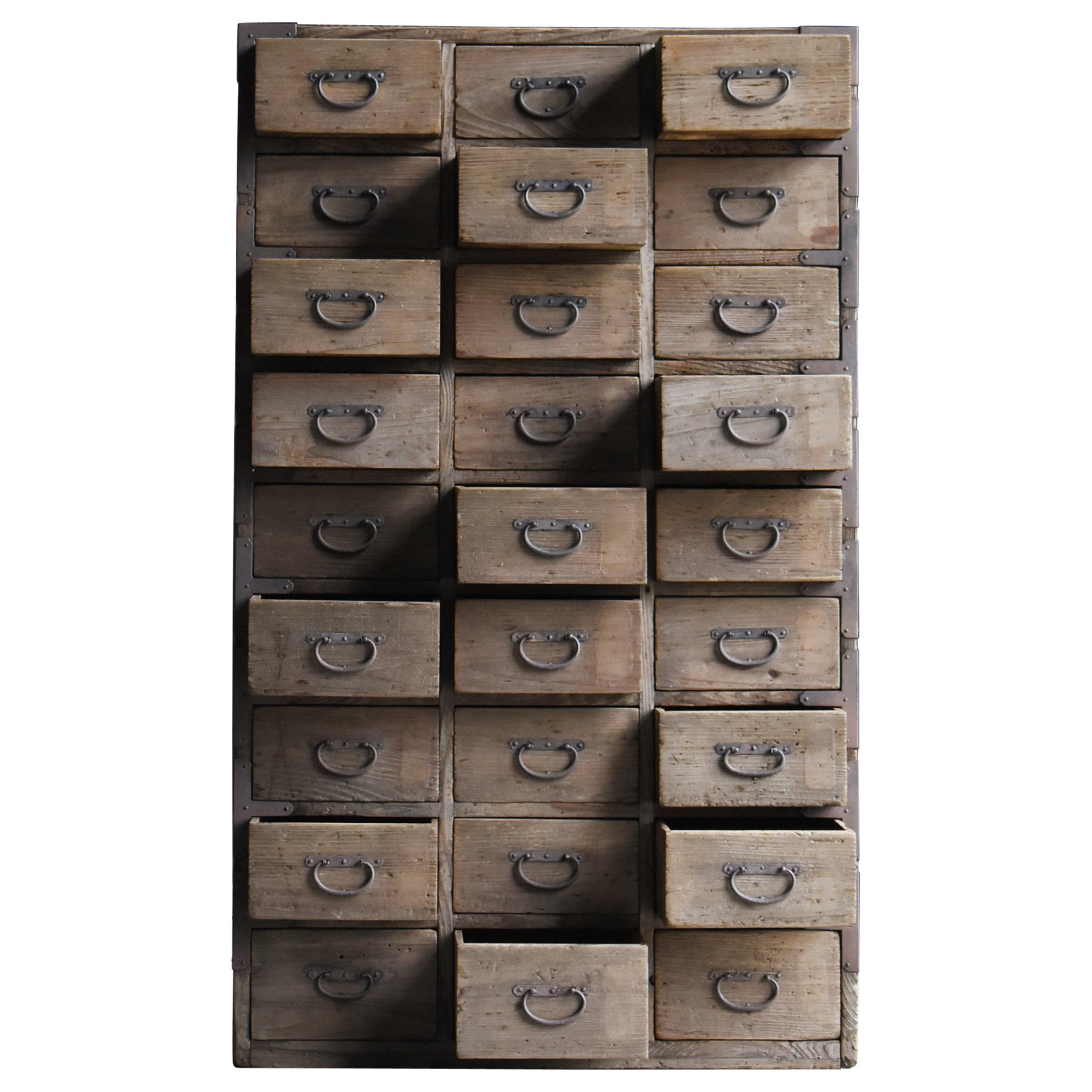 Japanische Schubladenaufbewahrung 1900er-1920er Jahre / Tansu Sideboard Wabi Sabi