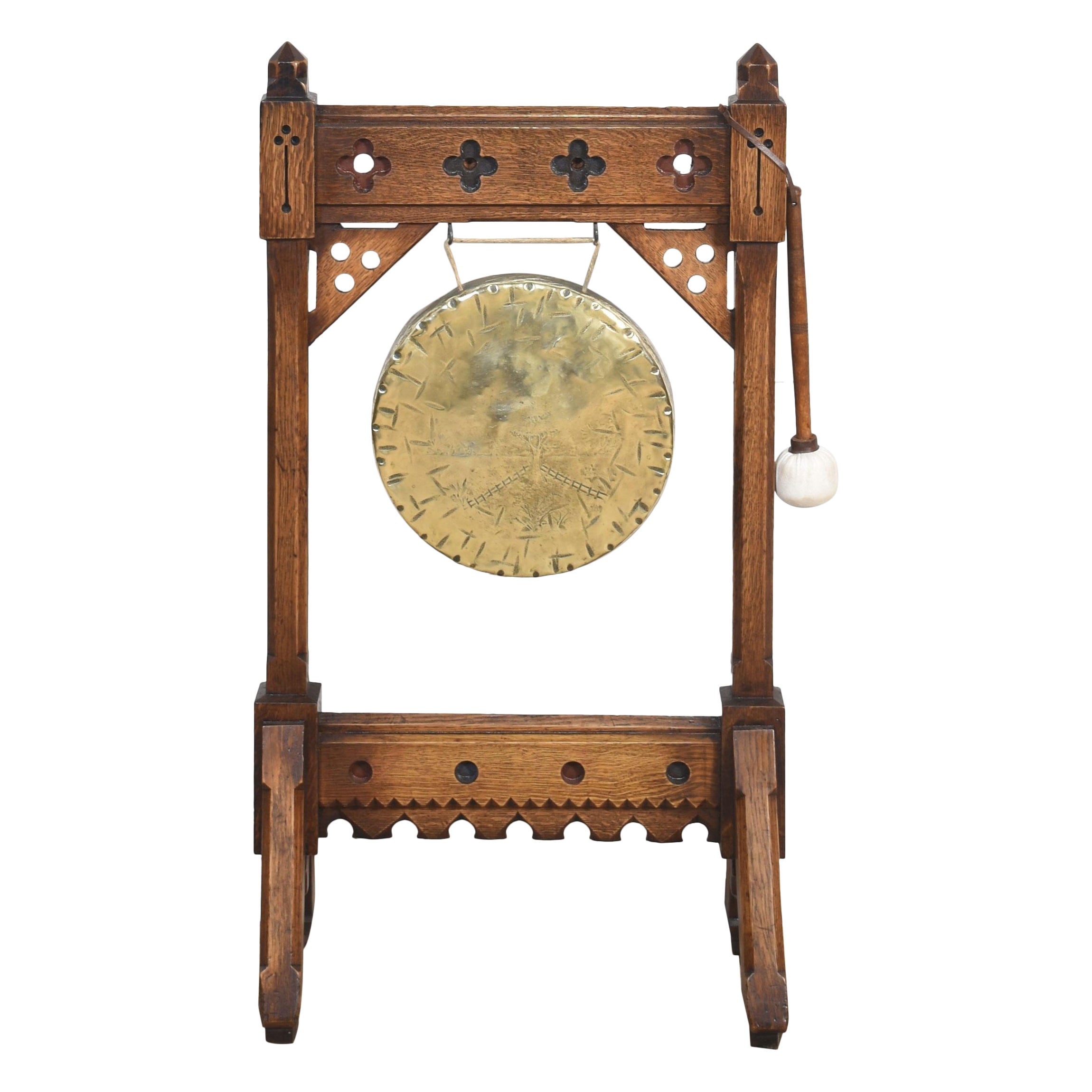 Is a gong made out of brass?