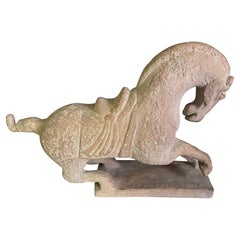 Antique  Terracotta Sandstone handcrafted Horse Sculpture