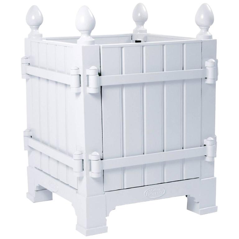 Oak and Iron Versailles Planter Boxes at 1stdibs