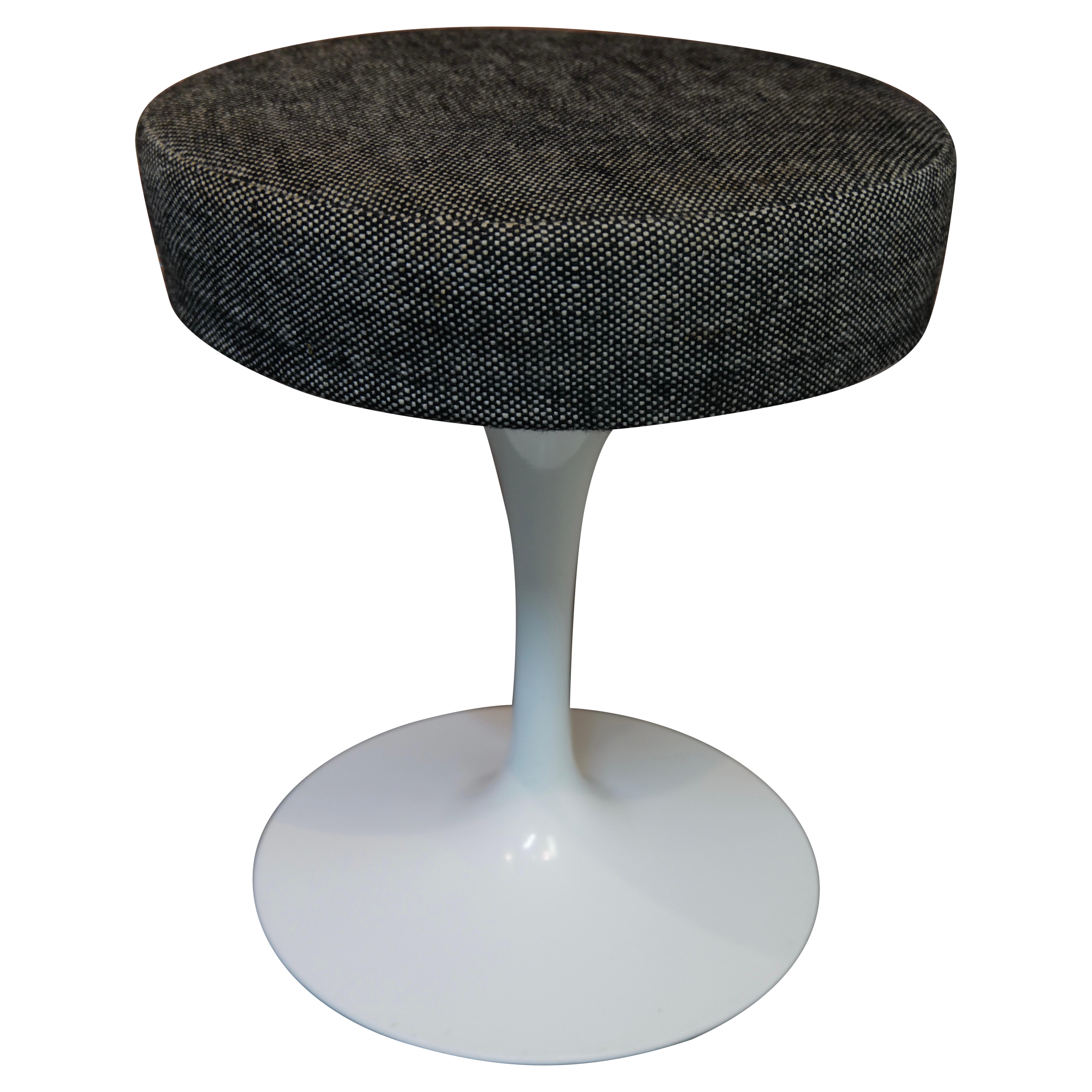 Early Eero Saarinen for Knoll International Stool with Original Fabric
