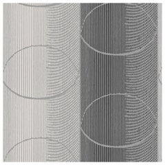 Art Deco Inspired Grey Wallpaper: Des Cercles Fog