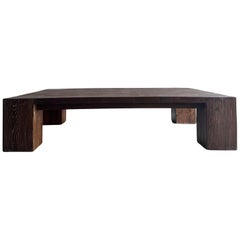 Beam XL Walnut Stain Reclaimed Elm Wood Coffee Table