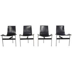 Set of Four "T" Chairs by Katavolos, Littell and Kelly
