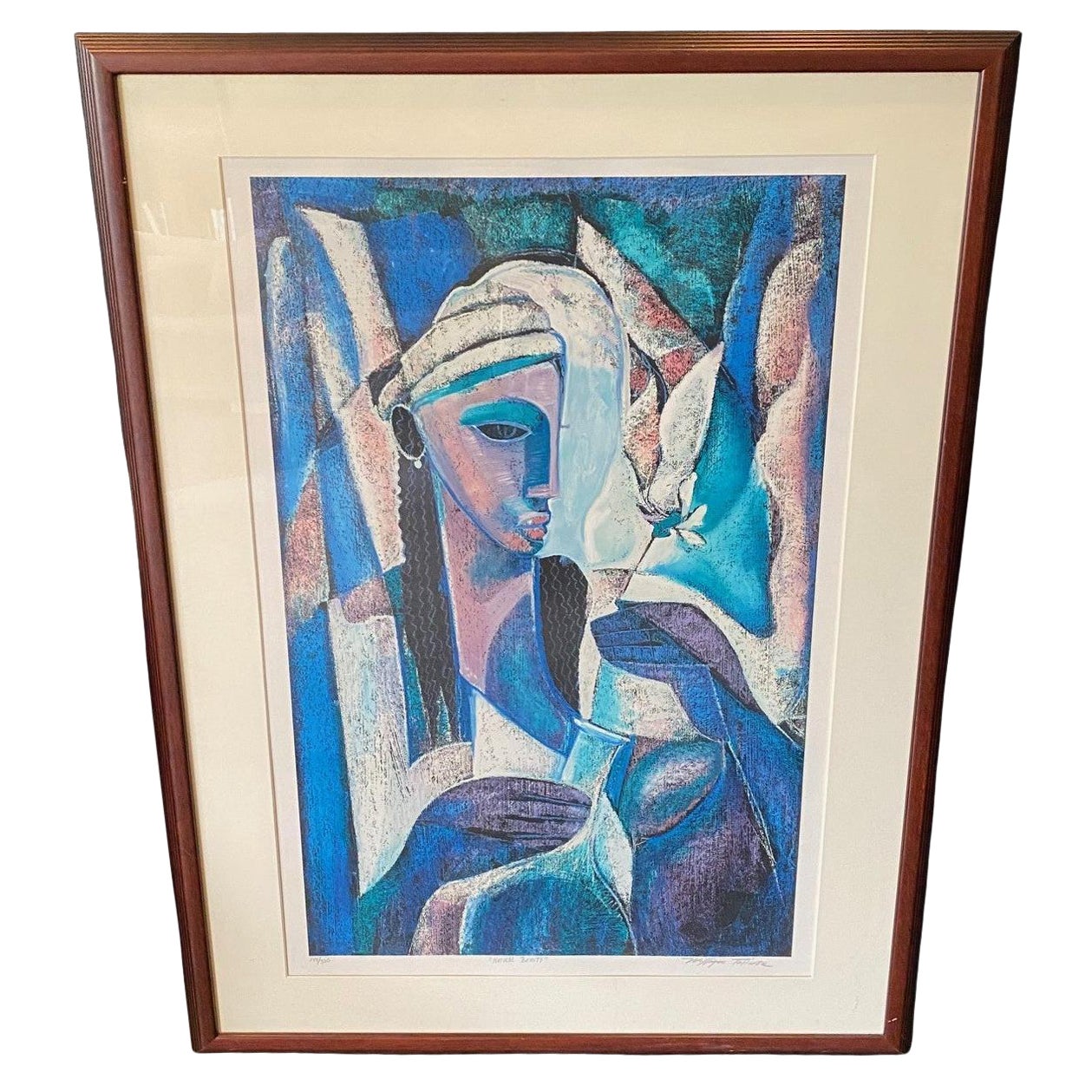 William Tolliver Signed Limited Edition Abstract Serigraph Print Natural Beauty