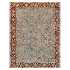 Tapis persan antique Tabriz en laine fait à la main Doris Leslie Blau