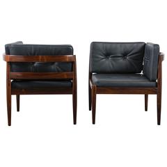 Pair of Danish Modern Rosewood Chairs by Kai Kristiansen