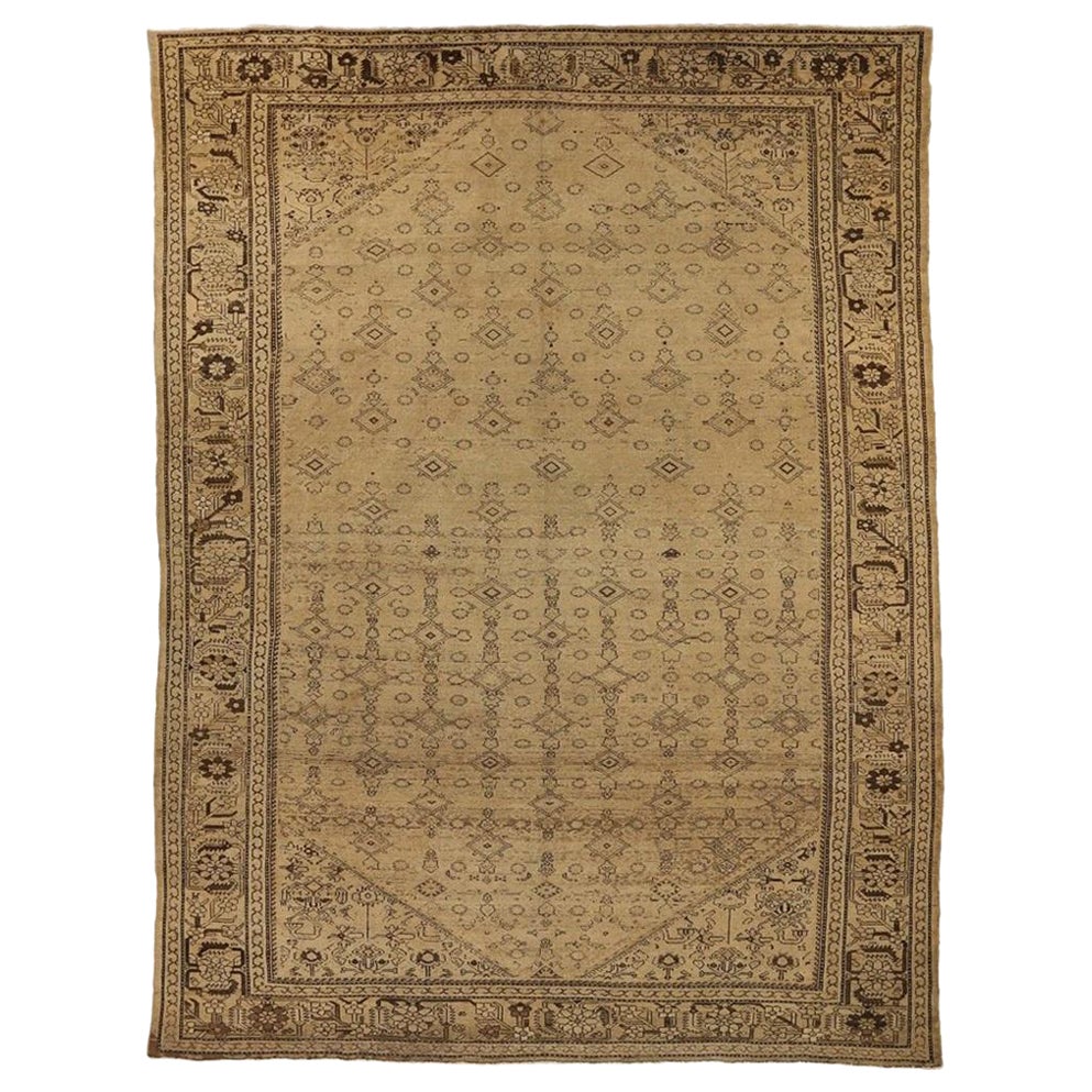 Persische Malayer Teppiche - Wolle Brown Taupe Design - 75940