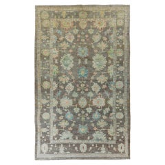 Tappeto Afghanistan Rose Collection'S - Lana Blu Marrone - 90827