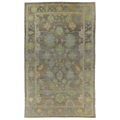 Tappeto Afghanistan Rose Collection'S - Lana Blu Marrone - 90839
