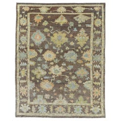 Afghanistan Rose Kollektion Teppiche - Wolle Blau Braun Rosa - 90842