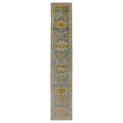 Tappeto Afghanistan Rose Collection - Lana Blu Verde - 90879